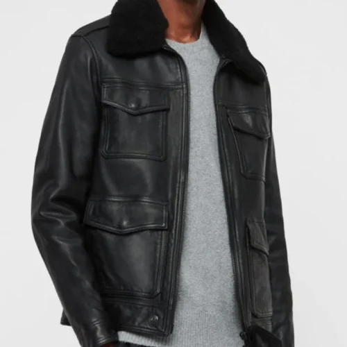 il_794xN.3350356092_g7pg Air Force Pilot Black Leather Bomber Jacket