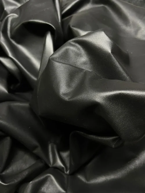 Black Trucker Leather Jacket