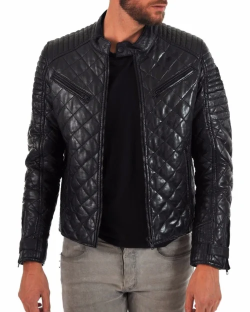 il_794xN.5137788605_f528 Stylo Quilted Black Bomber Leather Jacket