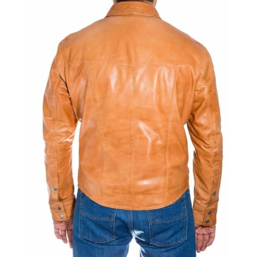 il_794xN.5274232487_2xlo Waxy Tan Brown Trucker Leather Jacket
