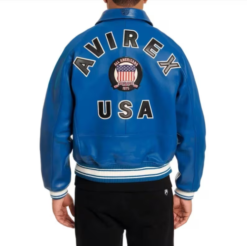 il_794xN.5423495391_rat7 Men's Avirex Blue Bomber American Flight Leather Jacket