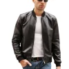 Black Bomber Jacket For Men