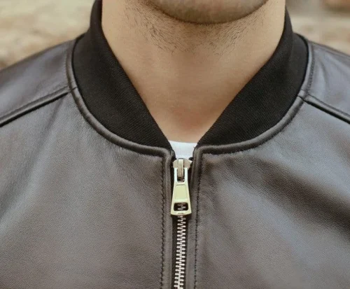 Black Bomber Jacket For Men